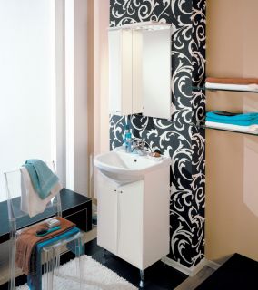 Тумба под раковину Акватон Джимми У 57см белый 1A250501DJ010